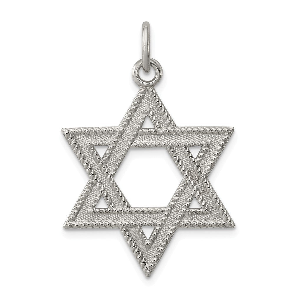 Million Charms 925 Sterling Silver Religious Jewish Star Of David Charm