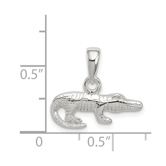 Million Charms 925 Sterling Silver Alligator Charm