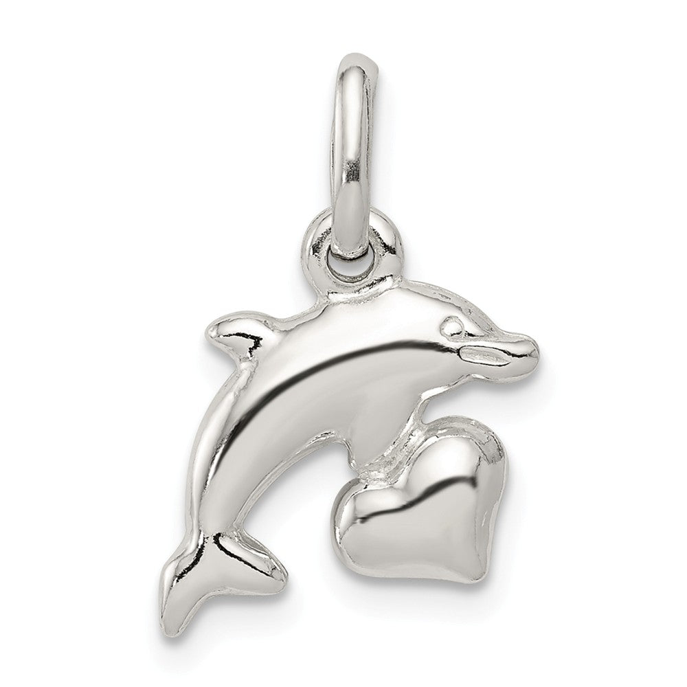 Million Charms 925 Sterling Silver Dolphin Pendant