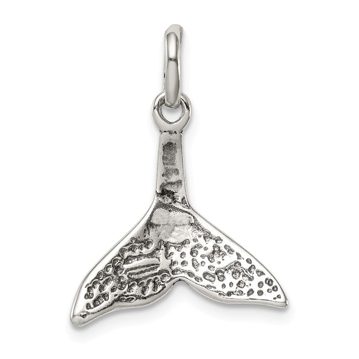 Million Charms 925 Sterling Silver Whale Tail Charm