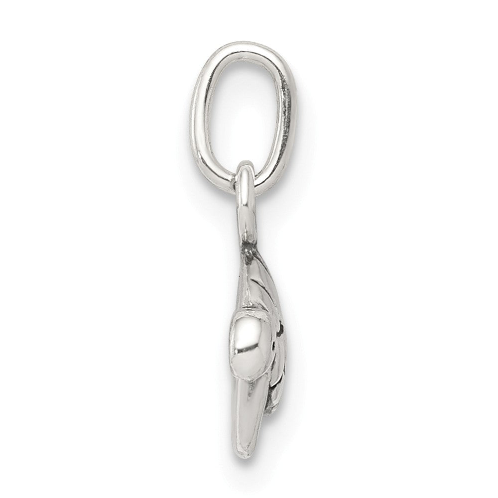 Million Charms 925 Sterling Silver Antiqued Turtle Charm