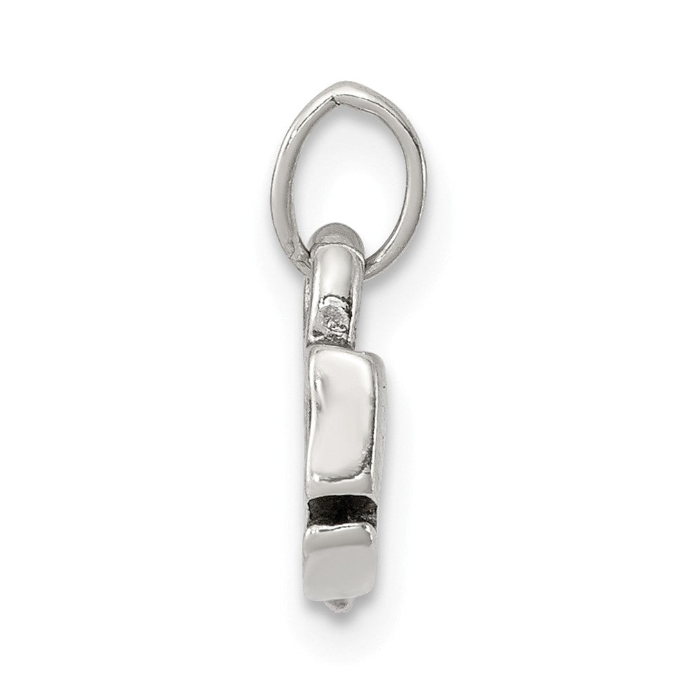 Million Charms 925 Sterling Silver Antiqued Whale Charm