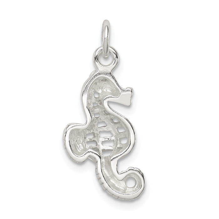Million Charms 925 Sterling Silver Nautical Seahorse Charm