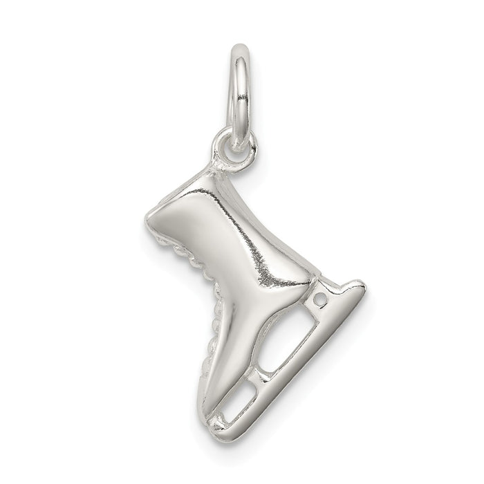 Million Charms 925 Sterling Silver Ice Skate Charm