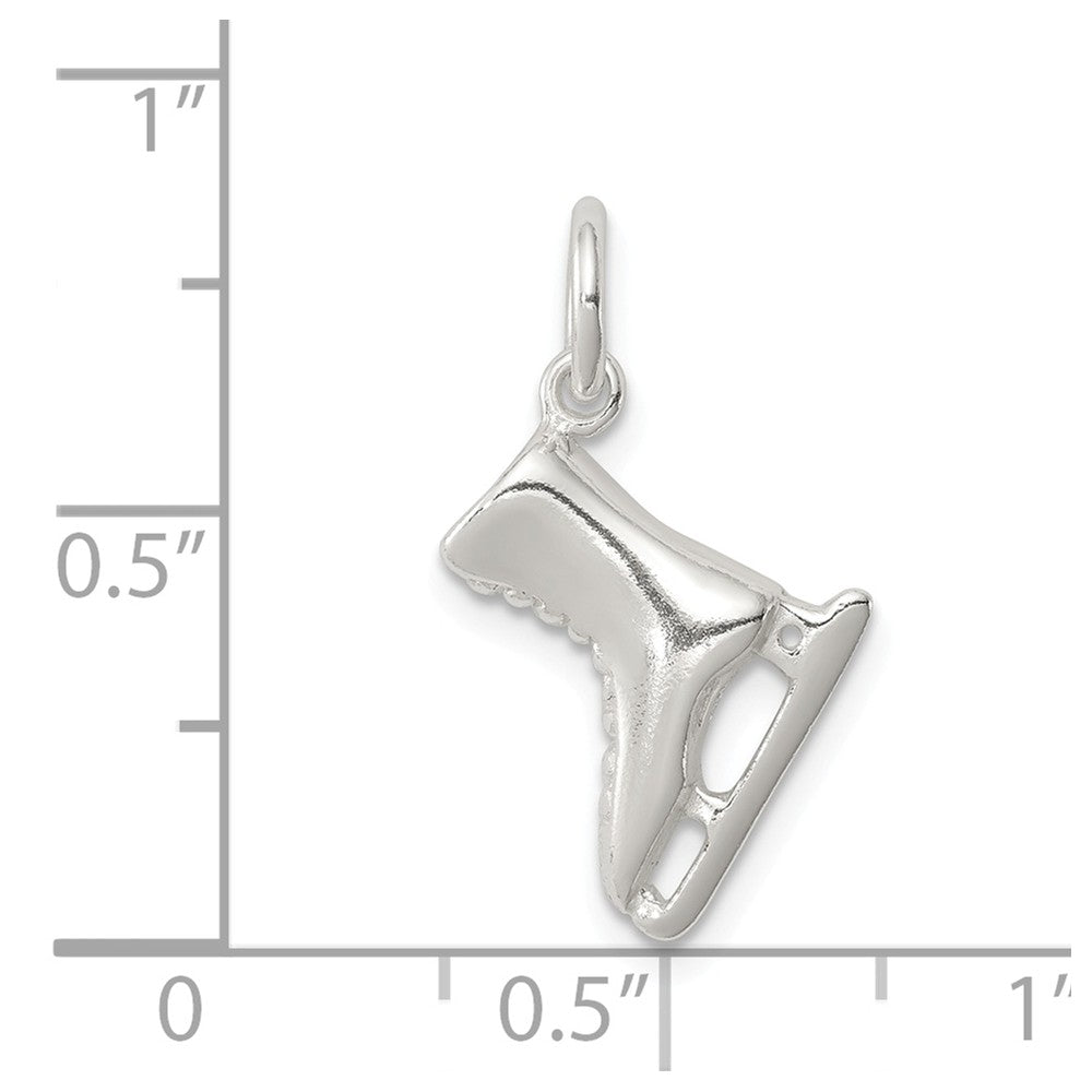 Million Charms 925 Sterling Silver Ice Skate Charm