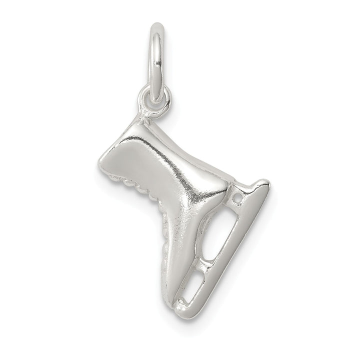 Million Charms 925 Sterling Silver Ice Skate Charm