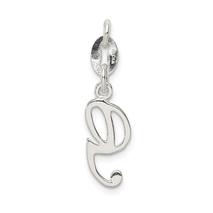 Million Charms 925 Sterling Silver Alphabet Letter Initial G Pendant