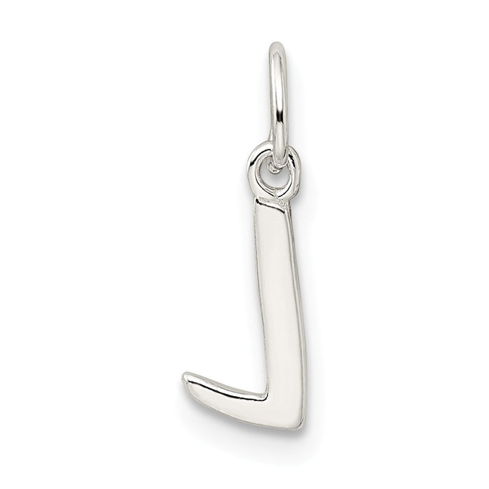 Million Charms 925 Sterling Silver Alphabet Letter Initial L Pendant