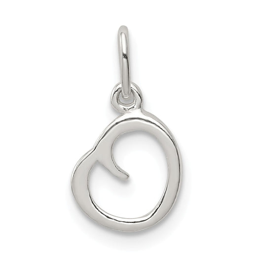 Million Charms 925 Sterling Silver Alphabet Letter Initial O Pendant