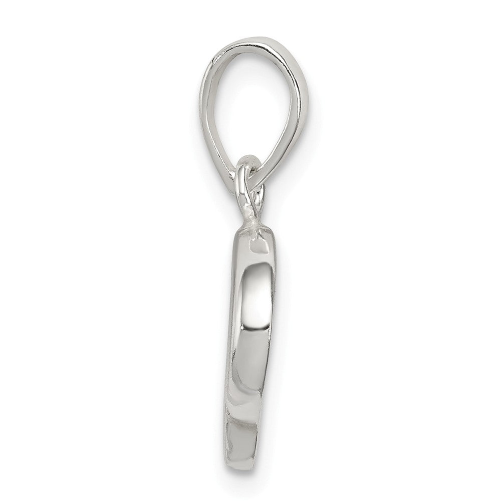 Million Charms 925 Sterling Silver Alphabet Letter Initial D Pendant