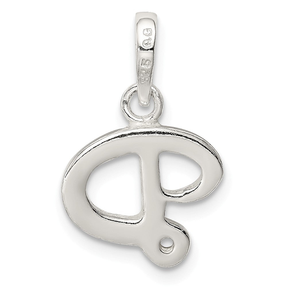 Million Charms 925 Sterling Silver Alphabet Letter Initial D Pendant