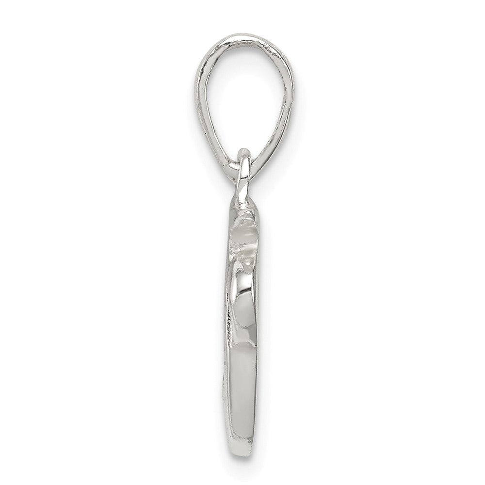 Million Charms 925 Sterling Silver Alphabet Letter Initial F Pendant
