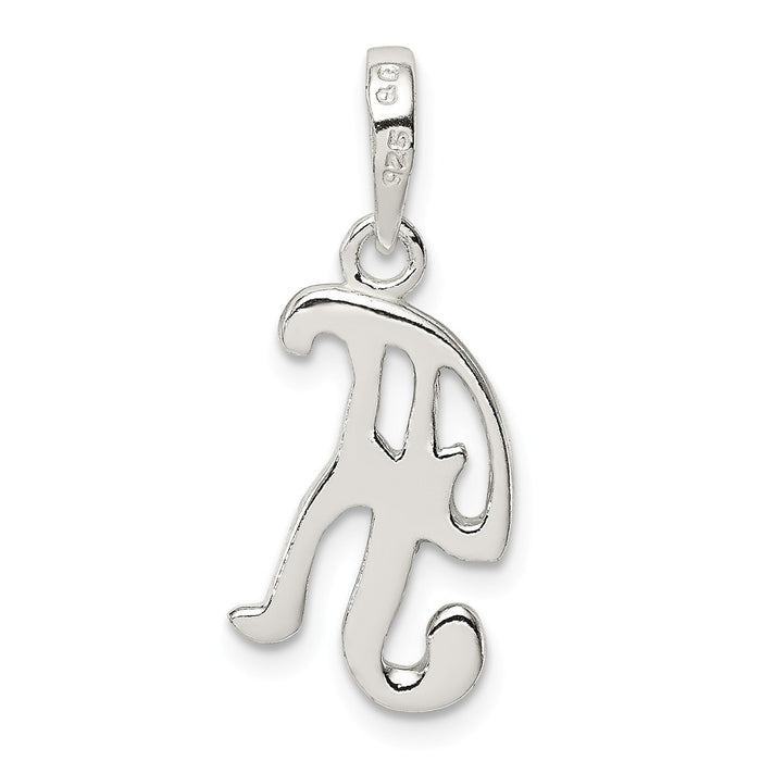 Million Charms 925 Sterling Silver Alphabet Letter Initial K Pendant