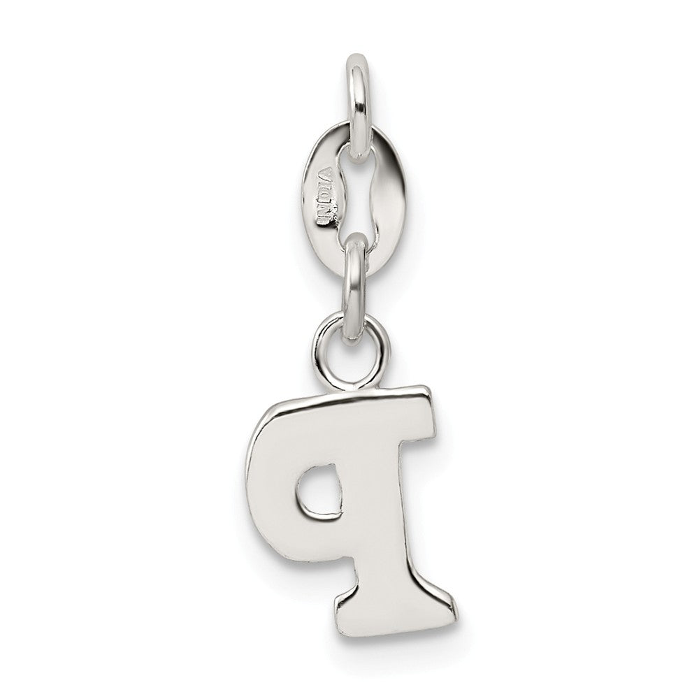 Million Charms 925 Sterling Silver Alphabet Letter Initial P Pendant