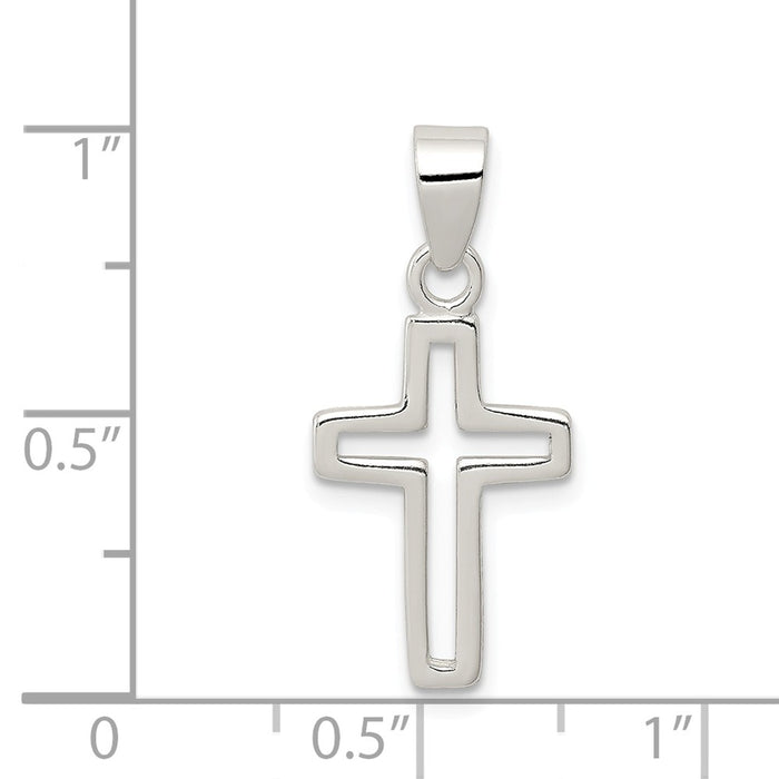 Million Charms 925 Sterling Silver Relgious Cross Pendant