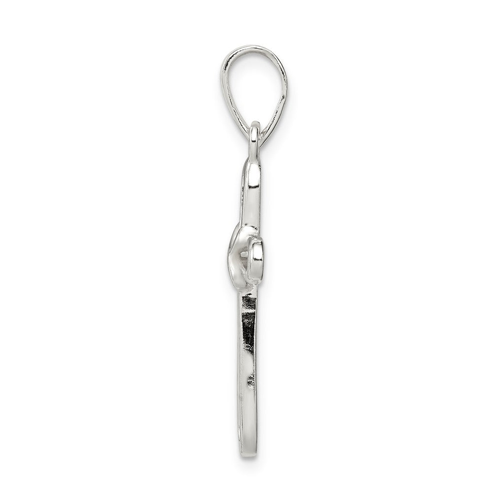 Million Charms 925 Sterling Silver Polished Relgious Cross Pendant