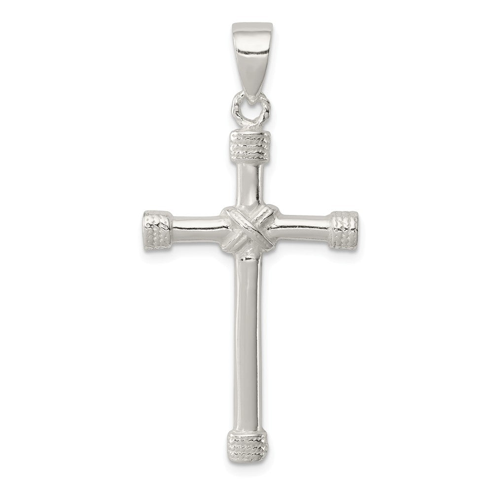 Million Charms 925 Sterling Silver Polished Relgious Cross Pendant