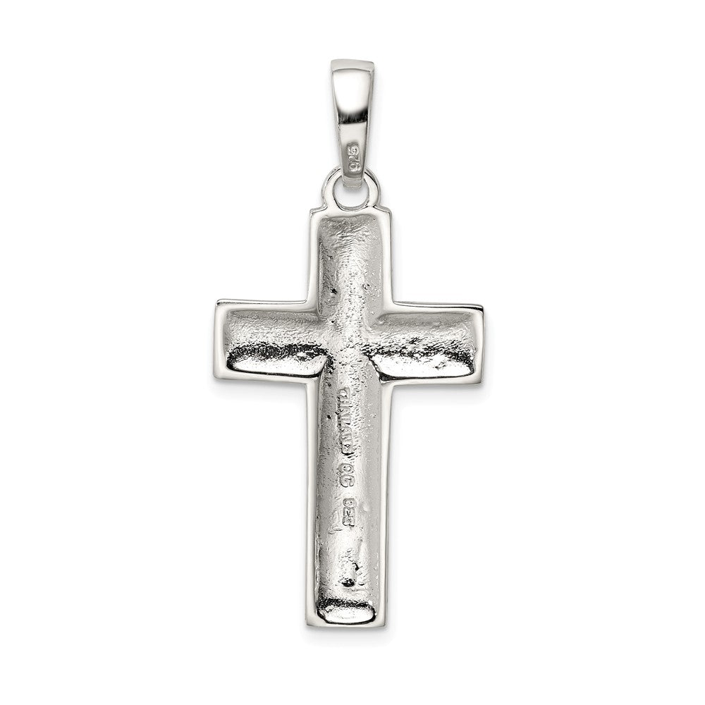 Million Charms 925 Sterling Silver Polished Relgious Cross Pendant