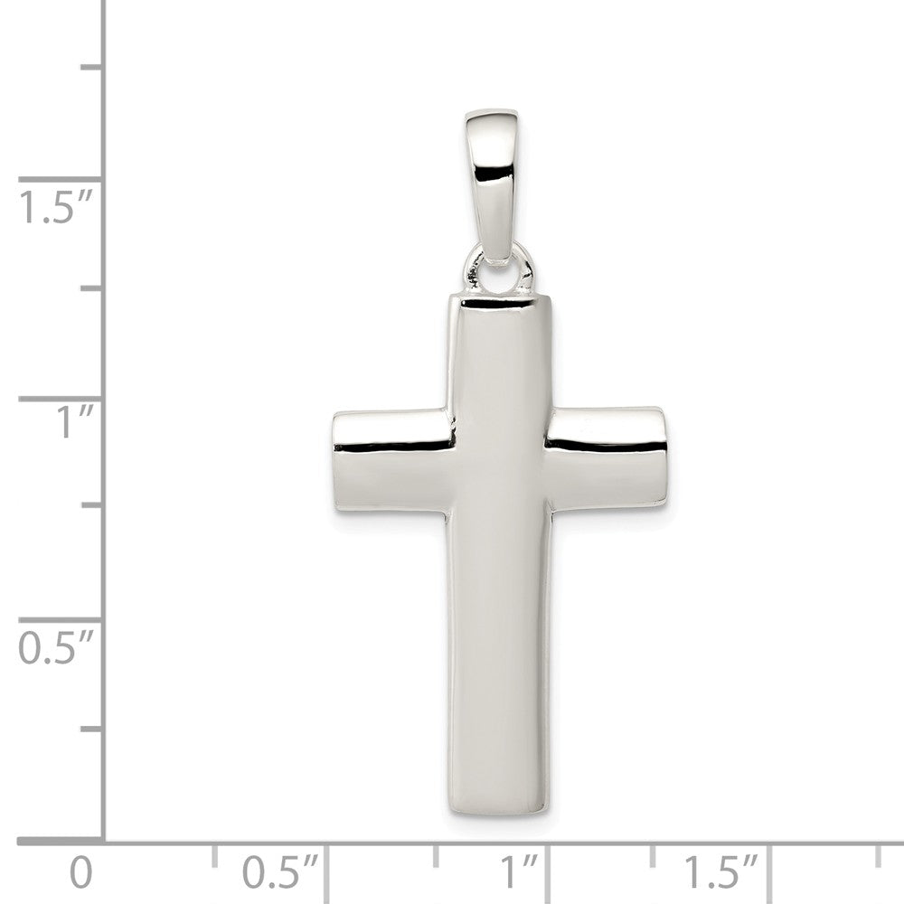 Million Charms 925 Sterling Silver Polished Relgious Cross Pendant