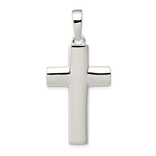 Million Charms 925 Sterling Silver Polished Relgious Cross Pendant