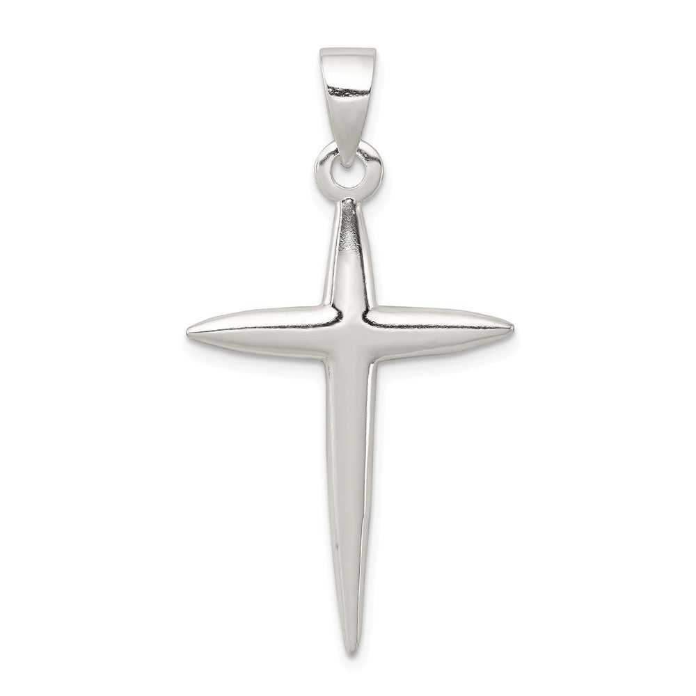 Million Charms 925 Sterling Silver Polished Relgious Cross Pendant