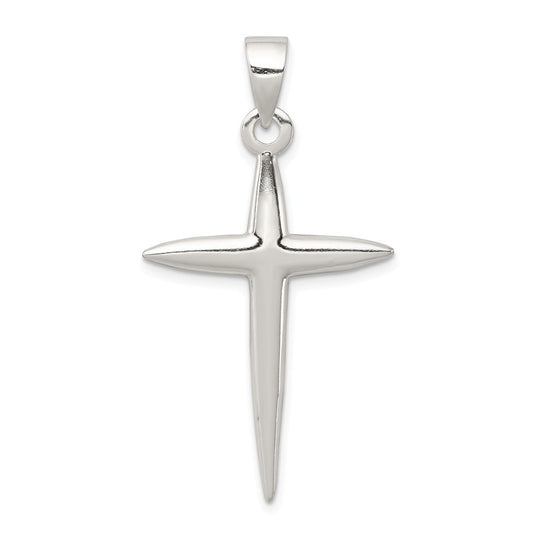 Million Charms 925 Sterling Silver Polished Relgious Cross Pendant