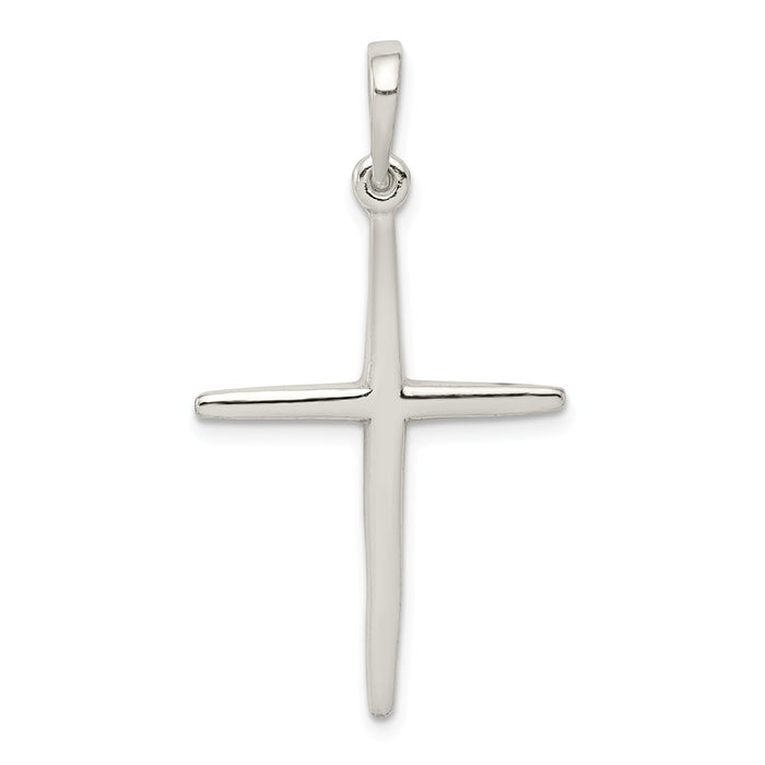 Million Charms 925 Sterling Silver Polished Relgious Cross Pendant