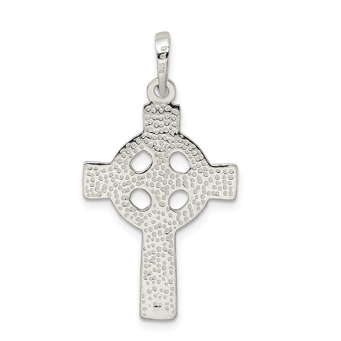 Million Charms 925 Sterling Silver Polished Relgious Cross Pendant