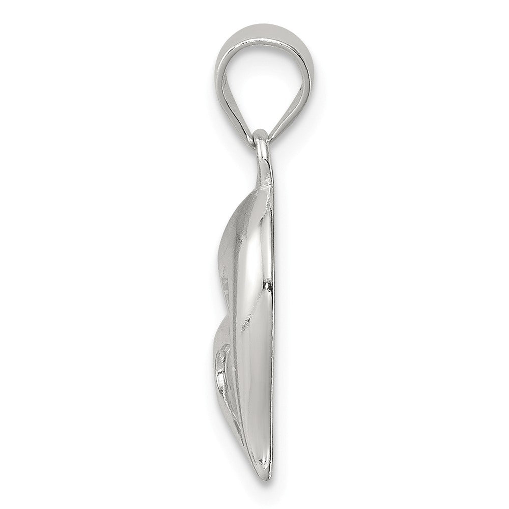 Million Charms 925 Sterling Silver Polished Heart Pendant
