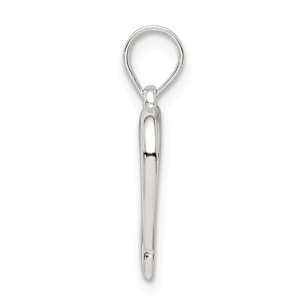 Million Charms 925 Sterling Silver Polished Heart Pendant