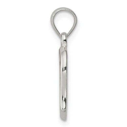 Million Charms 925 Sterling Silver Polished Heart Pendant