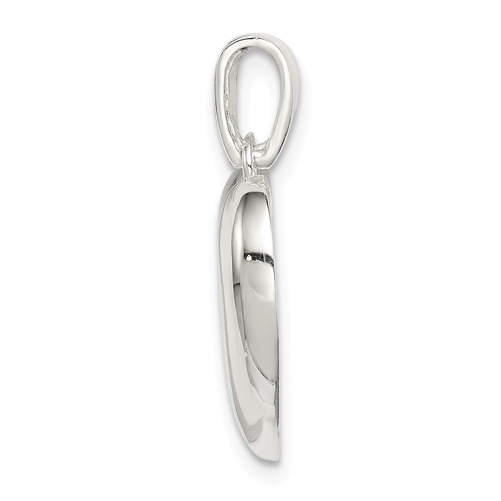 Million Charms 925 Sterling Silver Polished Heart Pendant