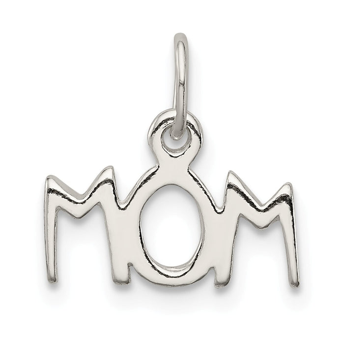 Million Charms 925 Sterling Silver Polished Mom Charm