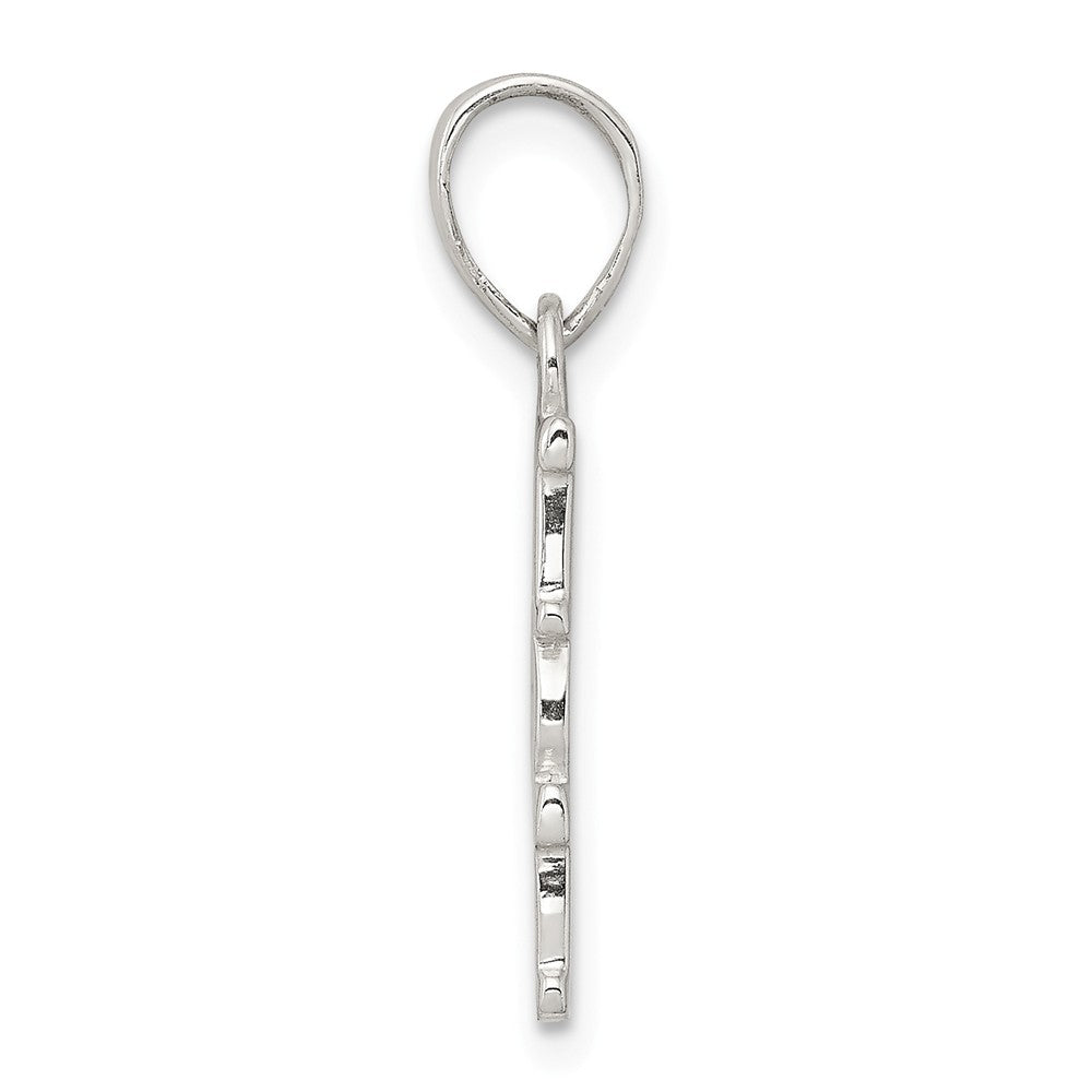 Million Charms 925 Sterling Silver Polished Number One Mom Pendant