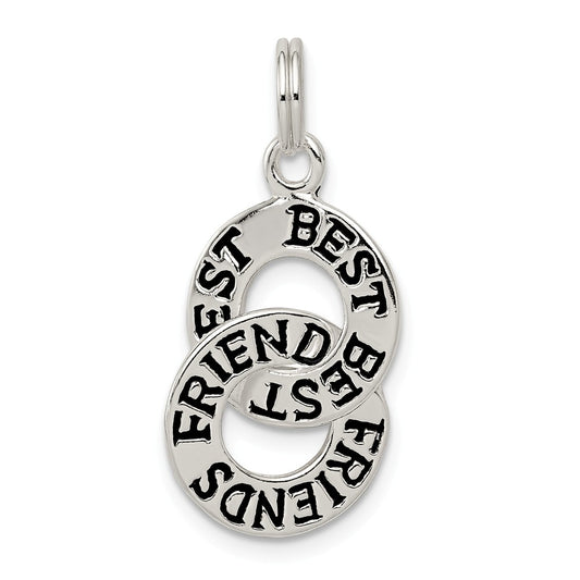 Million Charms 925 Sterling Silver Best Friends Charm