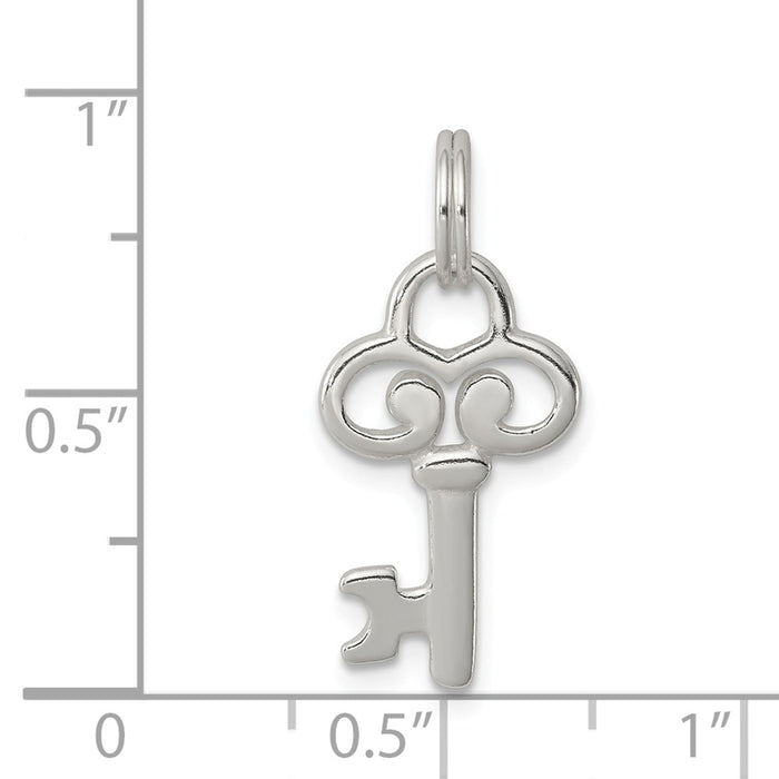 Million Charms 925 Sterling Silver Key Charm