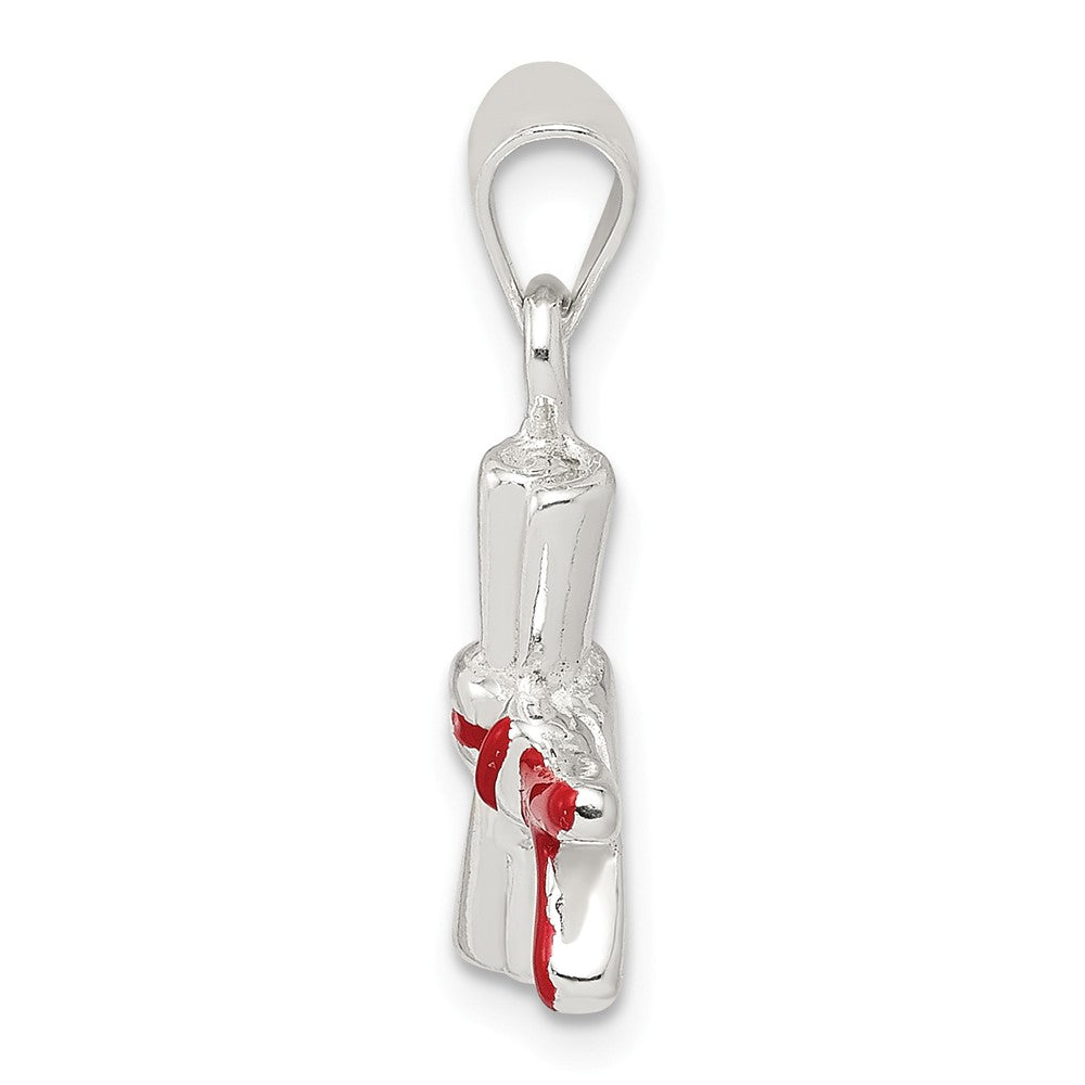 Million Charms 925 Sterling Silver Enameled Diploma Charm