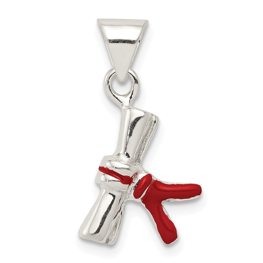 Million Charms 925 Sterling Silver Enameled Diploma Charm