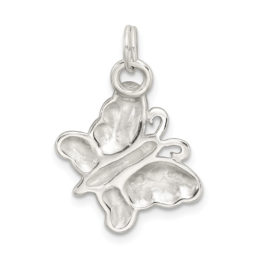 Million Charms 925 Sterling Silver Polished Butterfly Charm