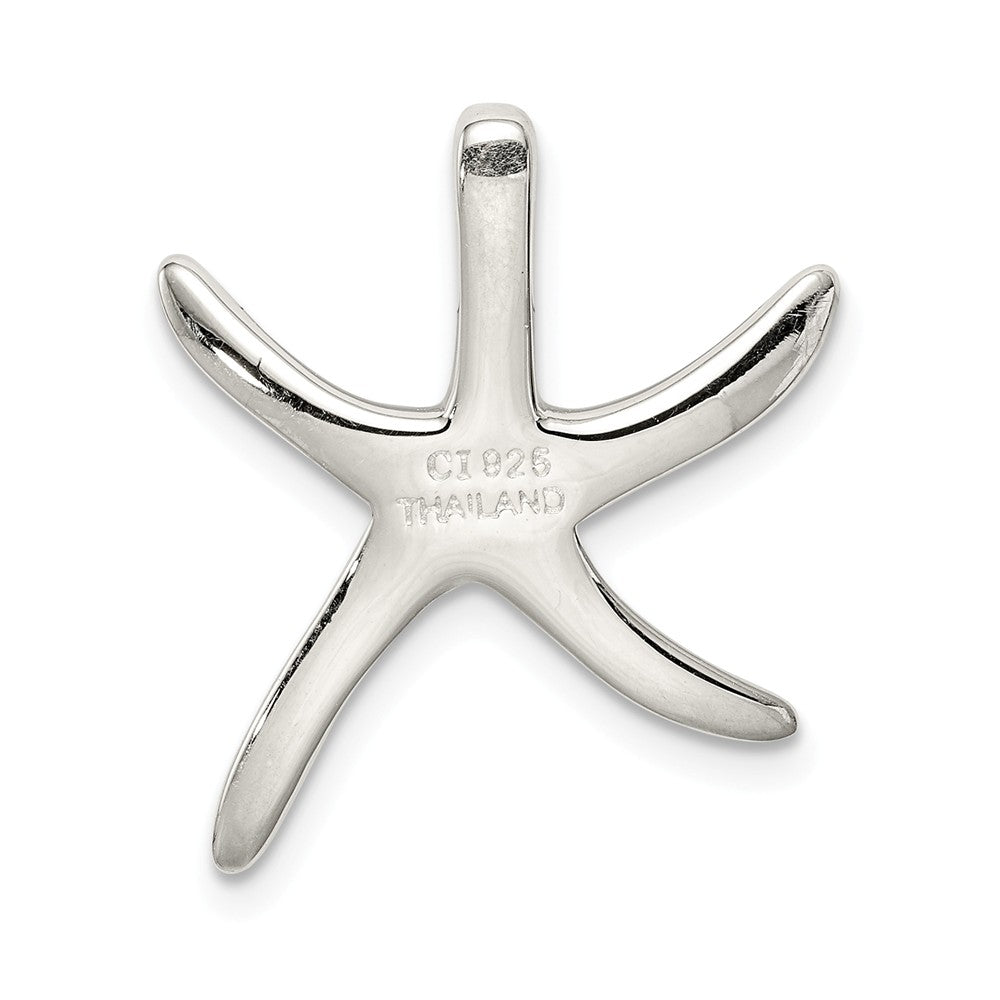 Million Charms 925 Sterling Silver Nautical Starfish Slide Pendant