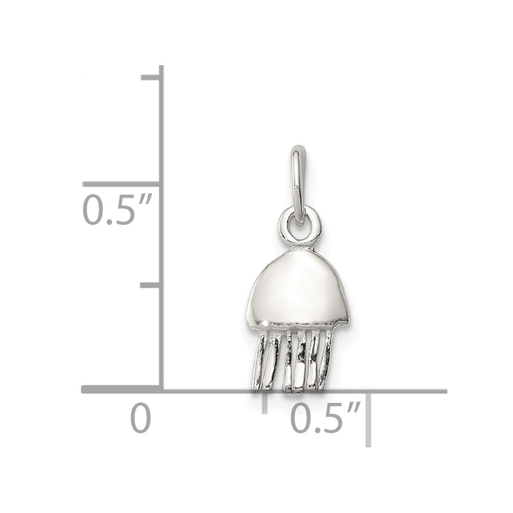 Million Charms 925 Sterling Silver Jellyfish Charm