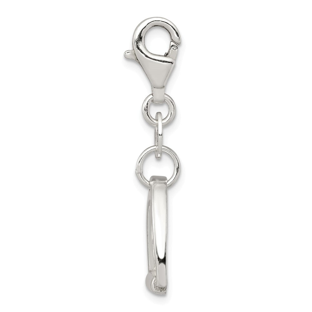 Million Charms 925 Sterling Silver Small Polished Horse Stirrup Charm