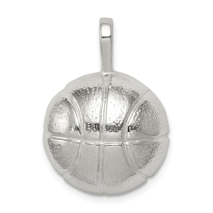 Million Charms 925 Sterling Silver Sports Basketball Charm