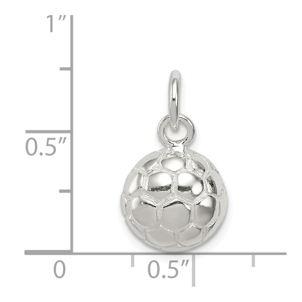Million Charms 925 Sterling Silver Sports Soccer Ball Charm