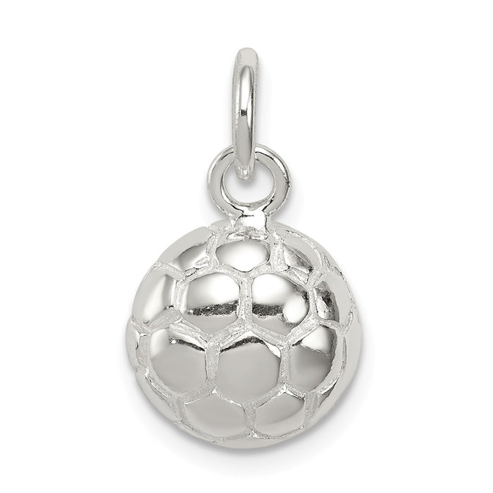 Million Charms 925 Sterling Silver Sports Soccer Ball Charm