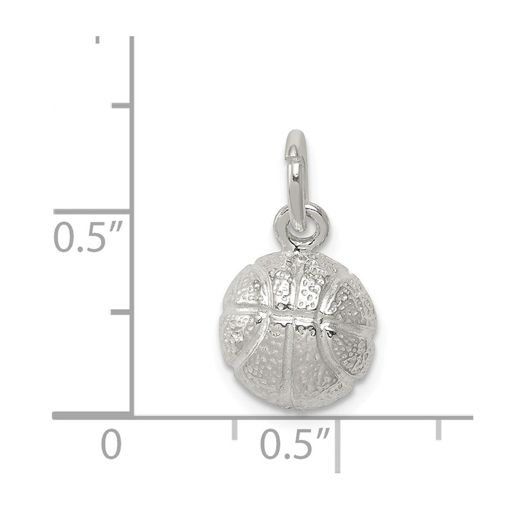 Million Charms 925 Sterling Silver Sports Basketball Charm