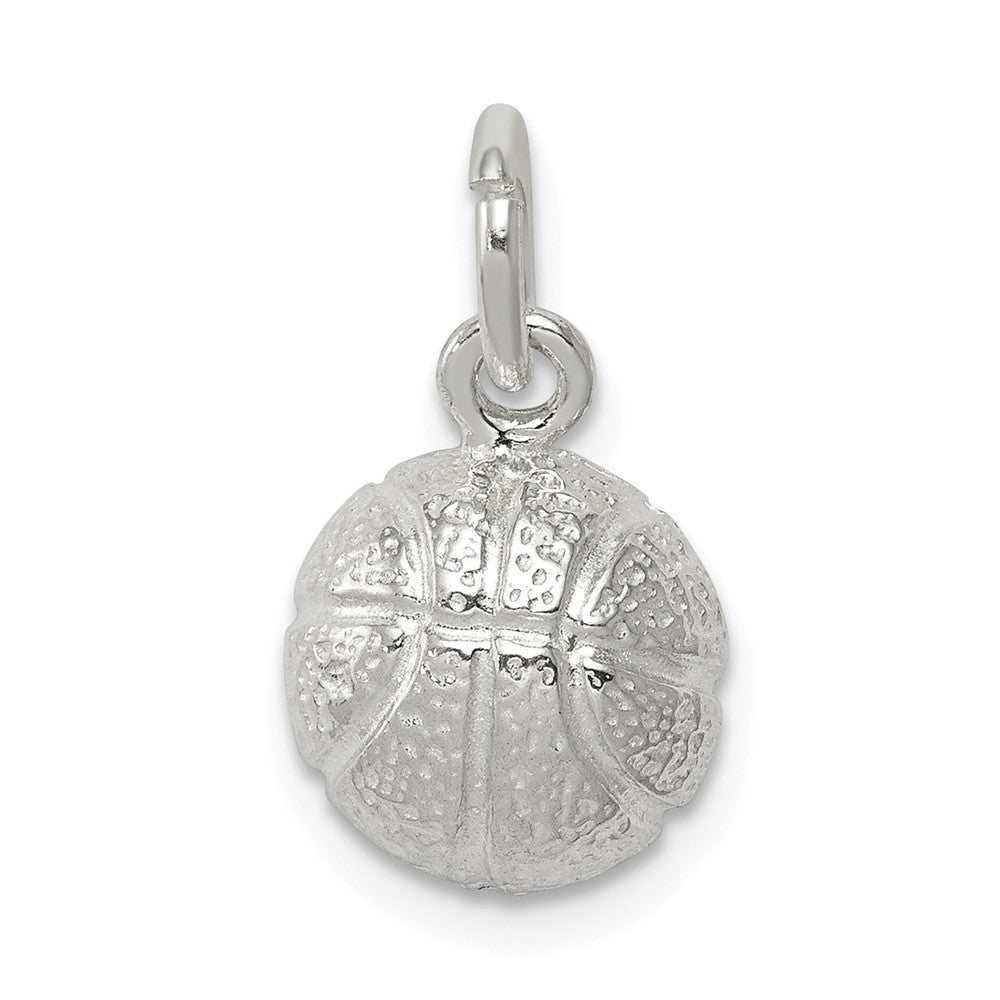Million Charms 925 Sterling Silver Sports Basketball Charm