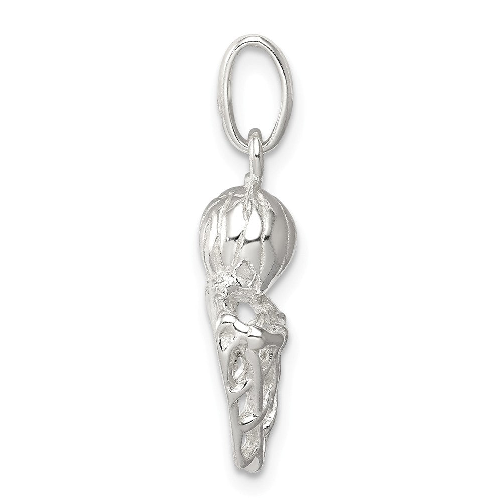 Million Charms 925 Sterling Silver Sports Basketball In Hoop Charm