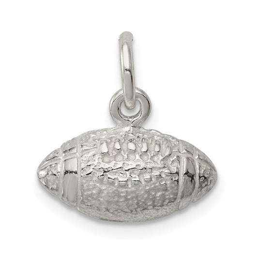 Million Charms 925 Sterling Silver Sports Football Charm