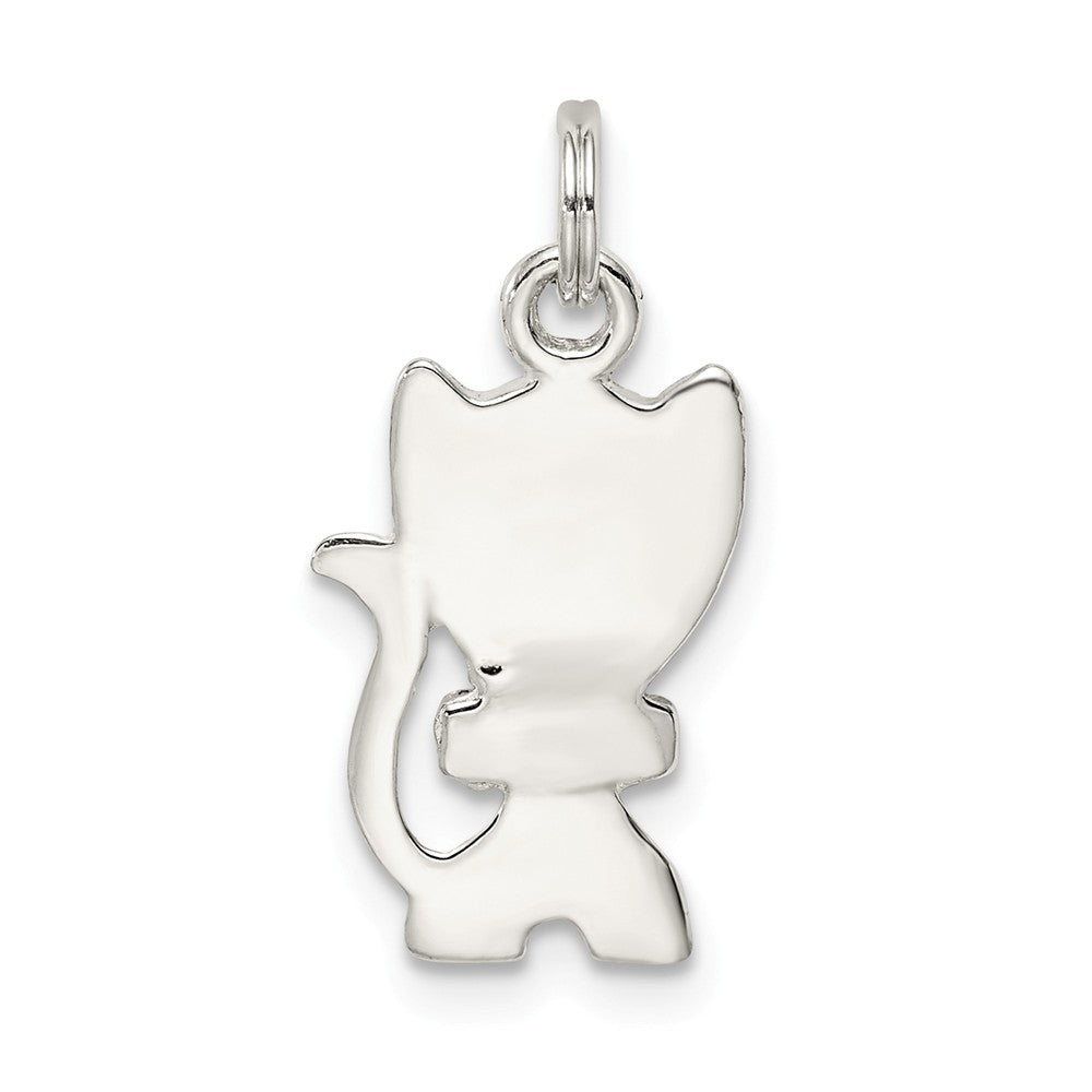 Million Charms 925 Sterling Silver Enameled Cat Charm